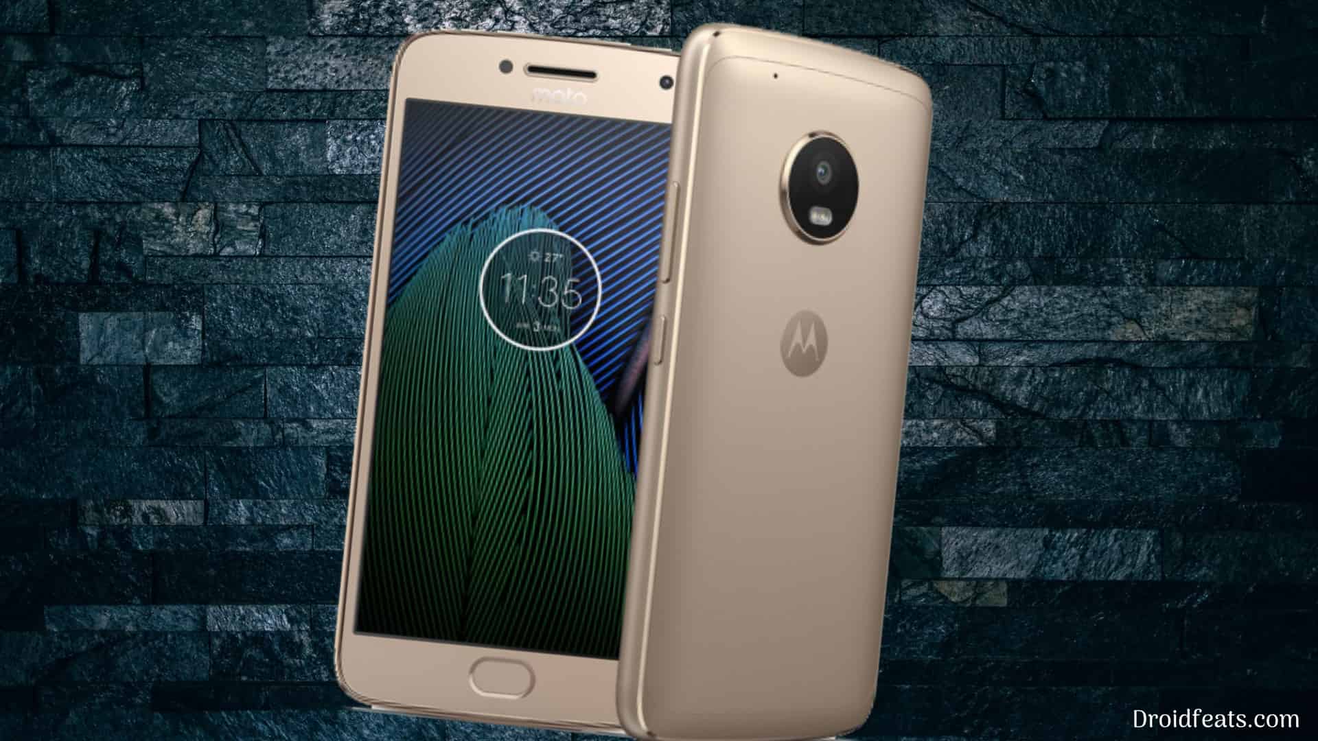 Update Moto G5 Plus to Android 9 Pie [Download link + Guide]
