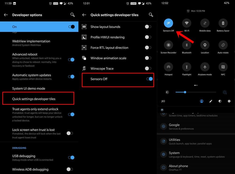 HOW-TO: Turn Off all the sensors on your Android device