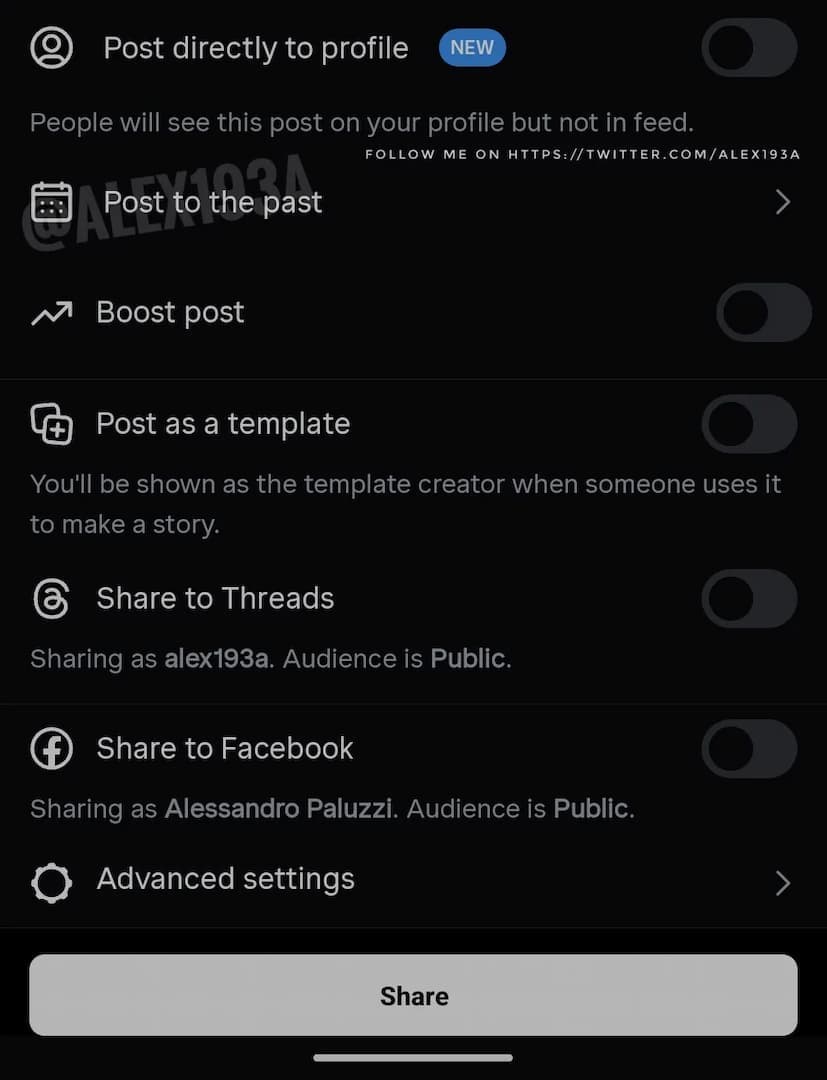 Instagram leak: Upcoming feature lets you “Post to the Past”